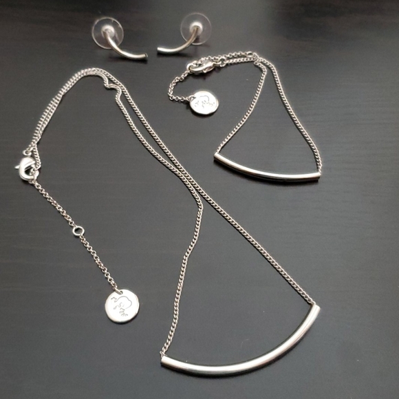 mintMONGOOSE Silver Simple 3 piece bar set - Picture 2 of 5